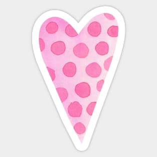 Pink heart Sticker